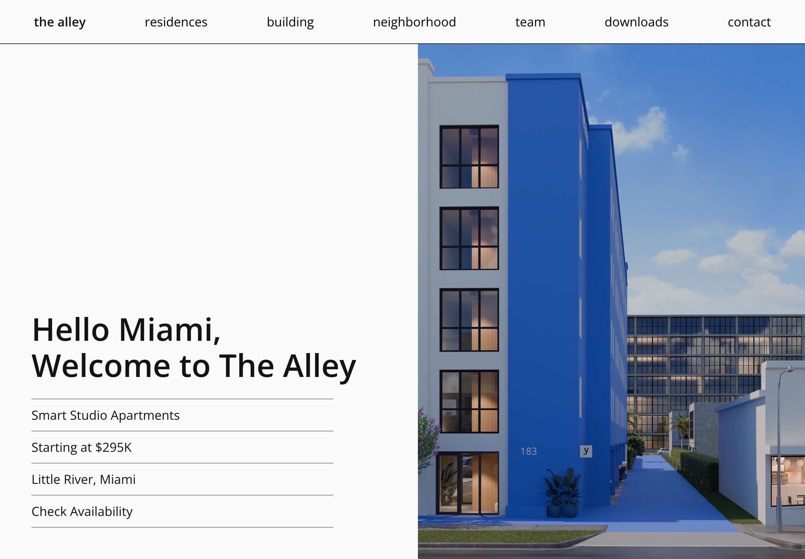 The Alley Website